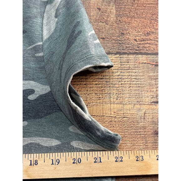 Coin 1804 Los Angeles Camouflage Short Sleeve Top XL - Picture 6 of 6